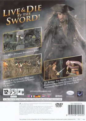 Disney Pirates of the Caribbean - At World's End box cover back